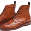 Oxford & Evergreen Meermin 101514 French Vintage Calf Wingtip Boot, Vintage Tan 1 Oxford & Evergreen Meermin 101514 French Vintage Calf Wingtip Boot, Vintage Tan
