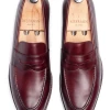 Oxford & Evergreen Meermin 101484 Calfskin Loafers, Burgundy Shoes 1 Oxford & Evergreen Meermin 101484 Calfskin Loafers, Burgundy Shoes