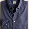 Oxford & Evergreen Clothing J. Crew Slim Stretch Secret Wash Organic Cotton Poplin Shirt, Montclair Navy 1 Oxford & Evergreen Clothing J. Crew Slim Stretch Secret Wash Organic Cotton Poplin Shirt, Montclair Navy