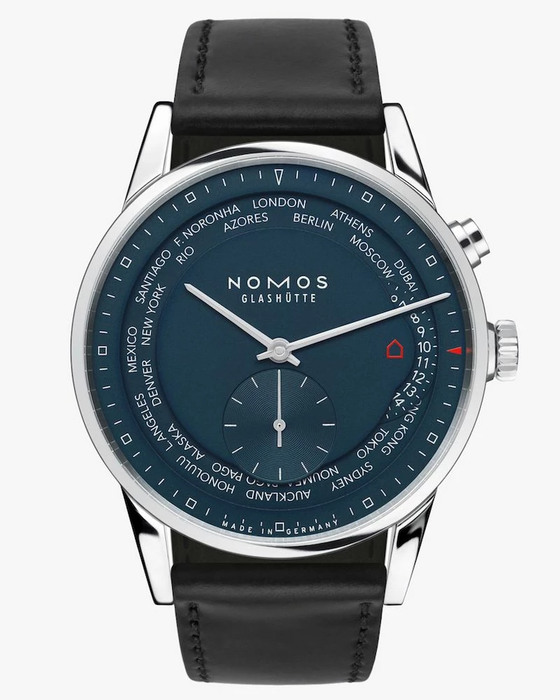 Oxford & Evergreen Nomos Glashütte Zürich World Timer, Midnight Blue (40mm) Accessories 3 Oxford & Evergreen Nomos Glashütte Zürich World Timer, Midnight Blue (40mm) Accessories
