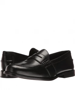 Oxford & Evergreen Nunn Bush Noah Beef Roll Penny Loafer, Black