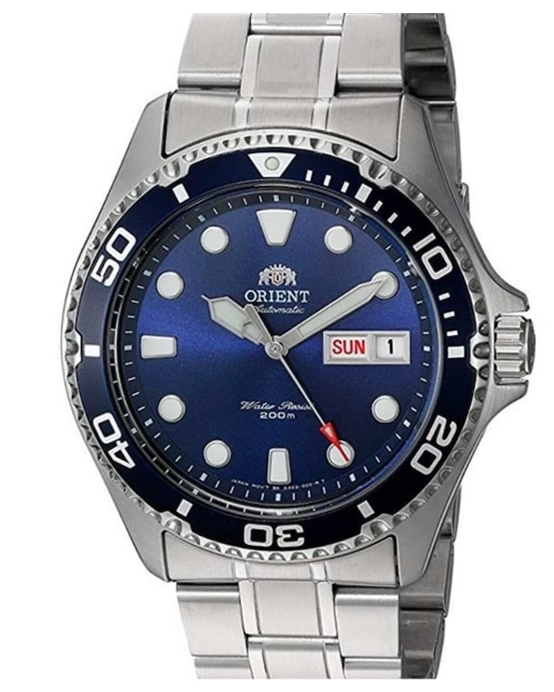 Oxford & Evergreen Wristwatches Orient Ray II Automatic Dive Watch, Blue (Also In Black) (41.5mm) 3 Oxford & Evergreen Wristwatches Orient Ray II Automatic Dive Watch, Blue (Also In Black) (41.5mm)
