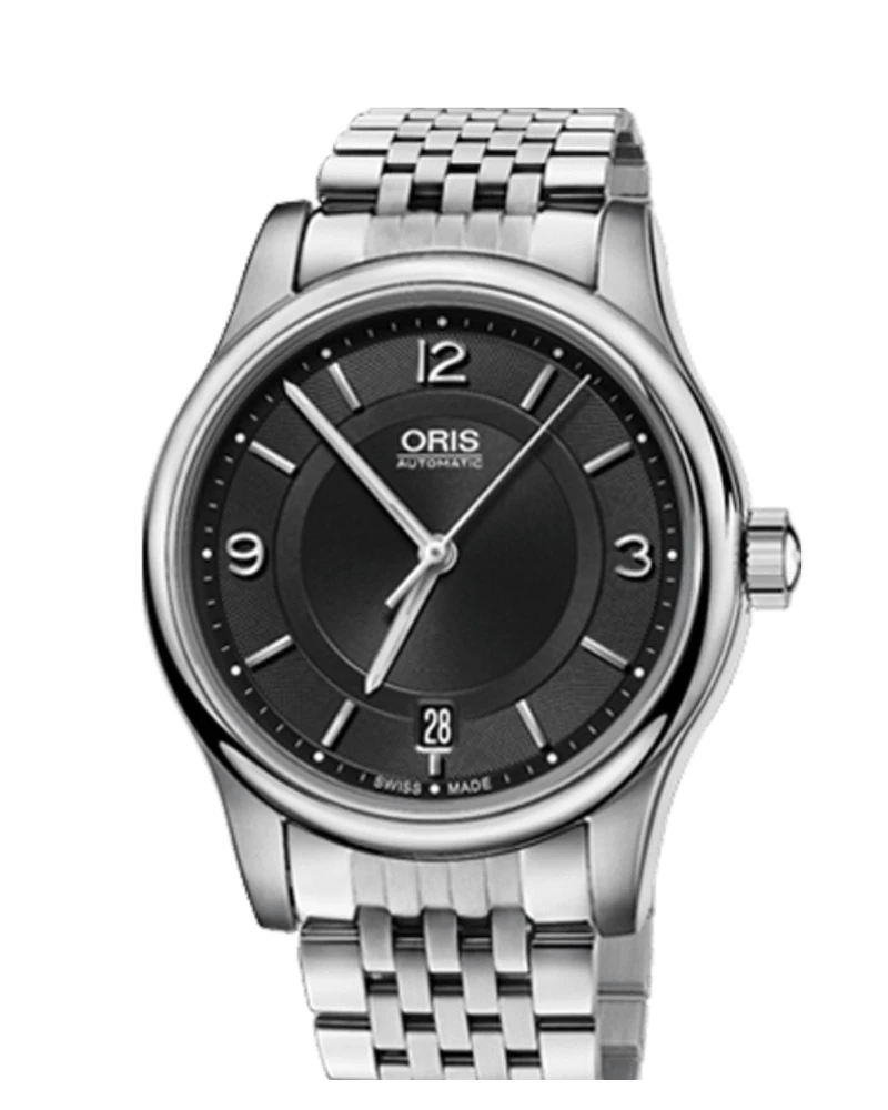 Oxford & Evergreen Evening Watches Oris Classic Date Automatic Watch, Black (37mm) 3 Oxford & Evergreen Evening Watches Oris Classic Date Automatic Watch, Black (37mm)