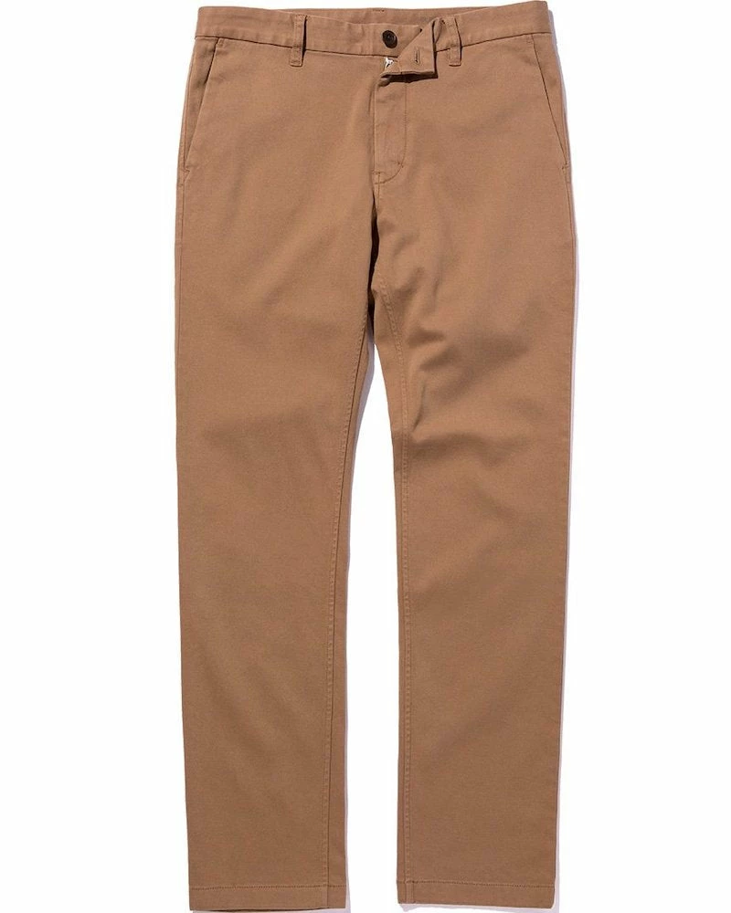 Oxford & Evergreen Outerknown S.E.A. Legs Organic Slim Chinos, Toasted (Dark Tan) Clothing 3 Oxford & Evergreen Outerknown S.E.A. Legs Organic Slim Chinos, Toasted (Dark Tan) Clothing