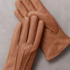 Oxford & Evergreen Overland Norfolk Cashmere-Lined Deerskin Leather Gloves, Tan 2 Oxford & Evergreen Overland Norfolk Cashmere-Lined Deerskin Leather Gloves, Tan