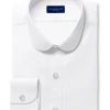 Oxford & Evergreen Proper Cloth Custom-Made Vintage Club Collar Dress Shirt, Lafayette White Twill Clothing 2 Oxford & Evergreen Proper Cloth Custom-Made Vintage Club Collar Dress Shirt, Lafayette White Twill Clothing