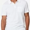 Oxford & Evergreen Clothing Pact Organic Textured Slub Polo, White 2 Oxford & Evergreen Clothing Pact Organic Textured Slub Polo, White