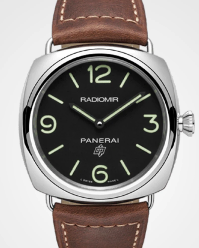 Oxford & Evergreen Panerai Radiomir 3 Days, Black Dial, Brown Strap PAM00753 (45mm) Wristwatches 3 Oxford & Evergreen Panerai Radiomir 3 Days, Black Dial, Brown Strap PAM00753 (45mm) Wristwatches