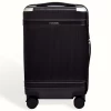 Oxford & Evergreen Paravel Aviator Carry-On Suitcase With Recycled Plastics Inside & Out, Derby Black (5 Colors Available) 2 Oxford & Evergreen Paravel Aviator Carry-On Suitcase With Recycled Plastics Inside & Out, Derby Black (5 Colors Available)