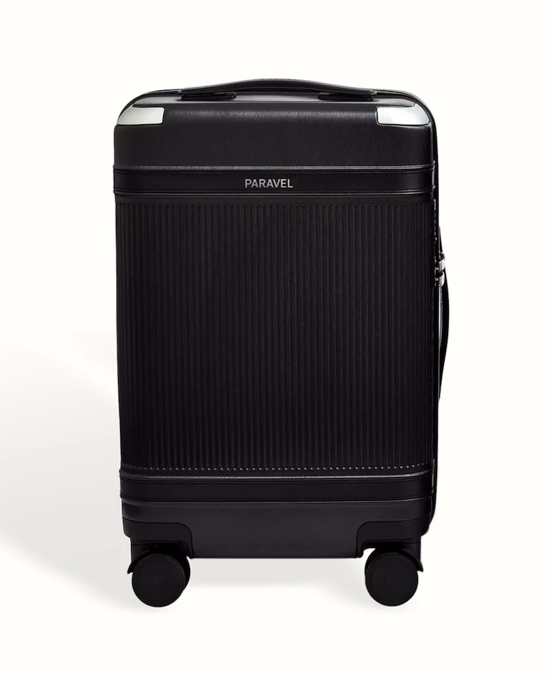 Oxford & Evergreen Paravel Aviator Carry-On Suitcase With Recycled Plastics Inside & Out, Derby Black (5 Colors Available) 3 Oxford & Evergreen Paravel Aviator Carry-On Suitcase With Recycled Plastics Inside & Out, Derby Black (5 Colors Available)
