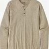 Oxford & Evergreen Patagonia Organic Cotton Lightweight Henley Shirt, Birch White (Oatmeal) Clothing