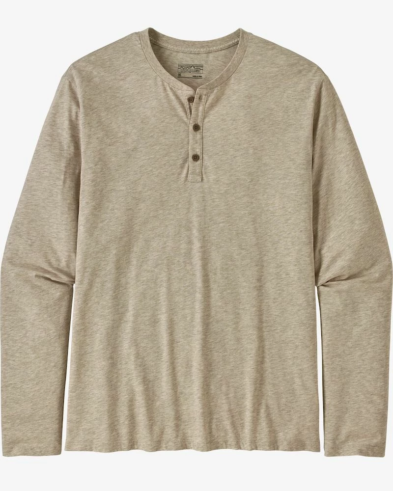 Oxford & Evergreen Patagonia Organic Cotton Lightweight Henley Shirt, Birch White (Oatmeal) Clothing 3 Oxford & Evergreen Patagonia Organic Cotton Lightweight Henley Shirt, Birch White (Oatmeal) Clothing