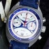 Oxford & Evergreen Chronographs Poljot OKEAN Russian Naval Chronograph, Silver/Blue Dial (39mm) 1 Oxford & Evergreen Chronographs Poljot OKEAN Russian Naval Chronograph, Silver/Blue Dial (39mm)