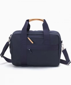 Oxford & Evergreen Bags & Baggage QWSTION Organic Cotton Office Bag, Navy (7 Colors)