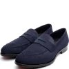 Oxford & Evergreen Shoes Qรผero Madison Glove Leather Loafers, Blue Suede 1 Oxford & Evergreen Shoes Qรผero Madison Glove Leather Loafers, Blue Suede