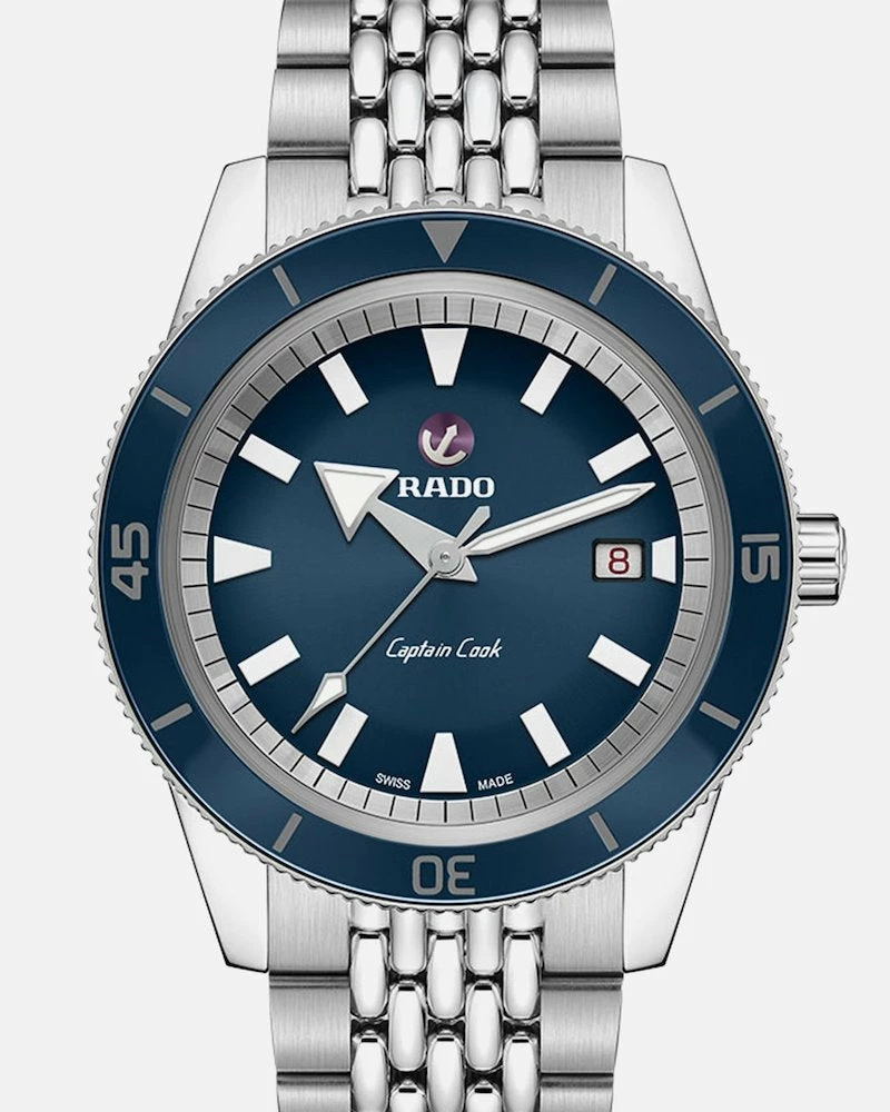 Oxford & Evergreen Rado Captain Cook Automatic Dive Watch, Blue (4 Colors) (42mm) (Also In 37mm) 3 Oxford & Evergreen Rado Captain Cook Automatic Dive Watch, Blue (4 Colors) (42mm) (Also In 37mm)