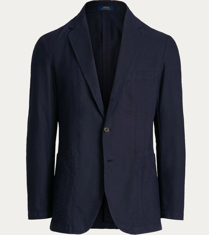 Oxford & Evergreen Polo Ralph Lauren Garment-Dyed Cotton Sport Coat, Navy 3 Oxford & Evergreen Polo Ralph Lauren Garment-Dyed Cotton Sport Coat, Navy