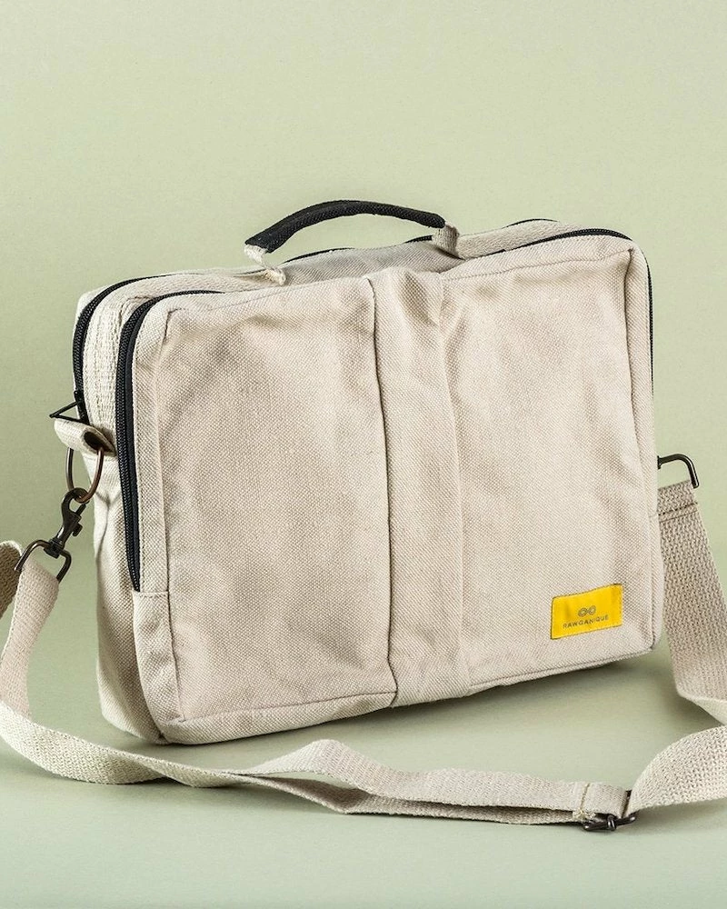 Oxford & Evergreen Rawganique Organic Hemp Manhattan Laptop Bag, 15 Inches, Black (2 Colors) Bags & Baggage 4 Oxford & Evergreen Rawganique Organic Hemp Manhattan Laptop Bag, 15 Inches, Black (2 Colors) Bags & Baggage