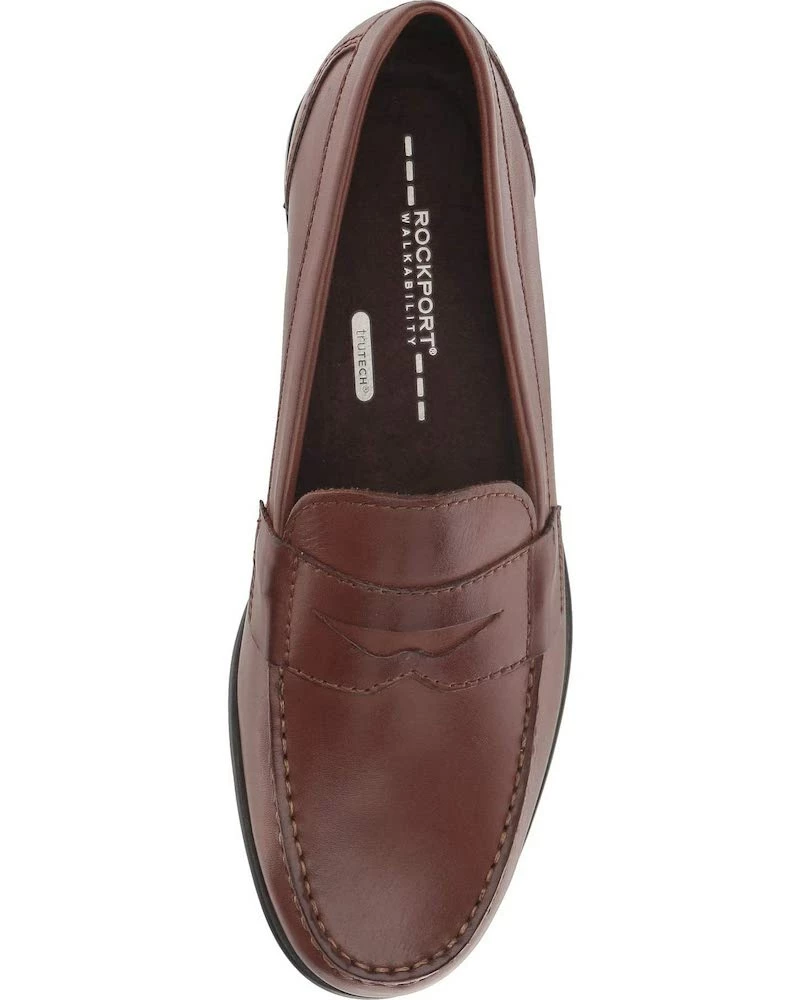Oxford & Evergreen Shoes Rockport Classic Loafer Lite Penny Loafer, Dark Brown 3 Oxford & Evergreen Shoes Rockport Classic Loafer Lite Penny Loafer, Dark Brown