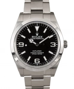 Oxford & Evergreen Rolex Explorer Automatic Watch, Black 214270BKASO (39mm) Wristwatches