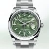 Oxford & Evergreen Sports Watches Rolex Oyster Perpetual Datejust 36 With Palm Motif Dial, Olive Green (36mm) 1 Oxford & Evergreen Sports Watches Rolex Oyster Perpetual Datejust 36 With Palm Motif Dial, Olive Green (36mm)