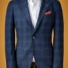 Oxford & Evergreen Clothing Spier & Mackay Drago Sport Coat, Blue Check 2 Oxford & Evergreen Clothing Spier & Mackay Drago Sport Coat, Blue Check