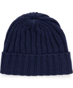 Oxford & Evergreen Spier & Mackay Ribbed Merino Wool Winter Hat, Navy (4 Colors) Accessories