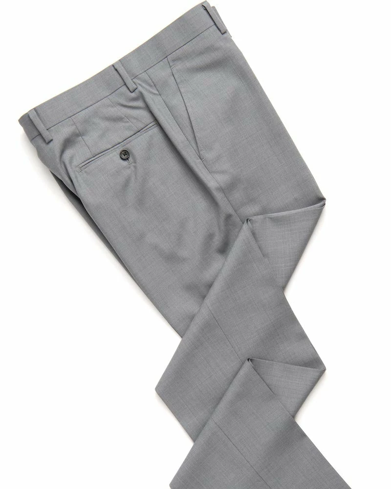 Oxford & Evergreen Spier & Mackay Tropical Wool Trousers, Light Gray 3 Oxford & Evergreen Spier & Mackay Tropical Wool Trousers, Light Gray