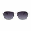 Oxford & Evergreen Spier & Mackay Square Aviator Sunglasses, Polarized, Silver/Black Accessories 2 Oxford & Evergreen Spier & Mackay Square Aviator Sunglasses, Polarized, Silver/Black Accessories