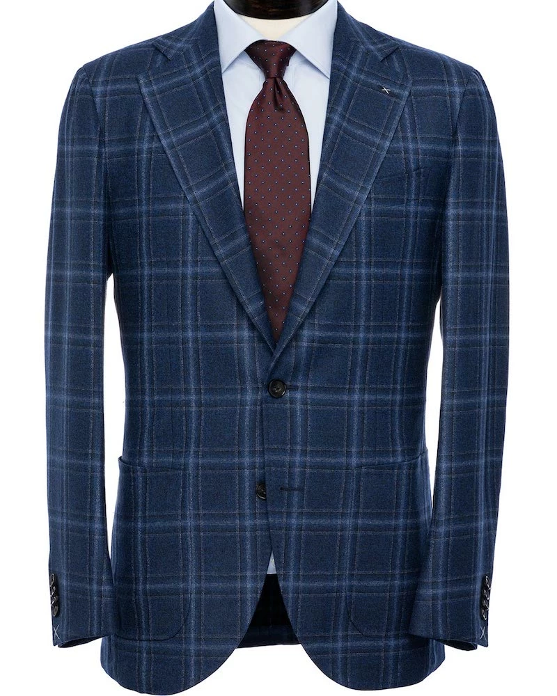Oxford & Evergreen Clothing Spier & Mackay Zignone Sport Coat, Blue Check 3 Oxford & Evergreen Clothing Spier & Mackay Zignone Sport Coat, Blue Check