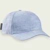 Oxford & Evergreen Scotch & Soda Classic 6-Panel Cap, Cotton/Linen, Seaside Blue Melange 1 Oxford & Evergreen Scotch & Soda Classic 6-Panel Cap, Cotton/Linen, Seaside Blue Melange