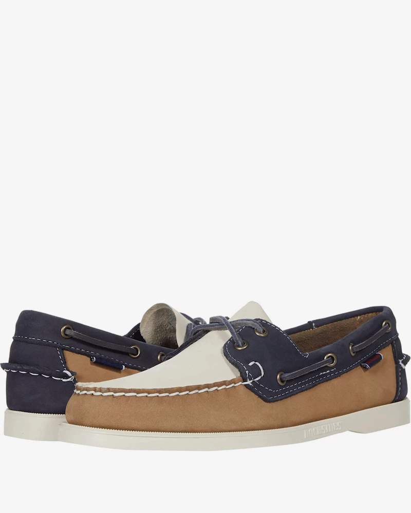 Oxford & Evergreen Sebago Portland Archive Boat Shoes, Beige Camel / Blue / Navy 3 Oxford & Evergreen Sebago Portland Archive Boat Shoes, Beige Camel / Blue / Navy