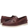 Oxford & Evergreen Sebago Dockside Portland Waxed Leather Boat Shoes, Brown 2 Oxford & Evergreen Sebago Dockside Portland Waxed Leather Boat Shoes, Brown