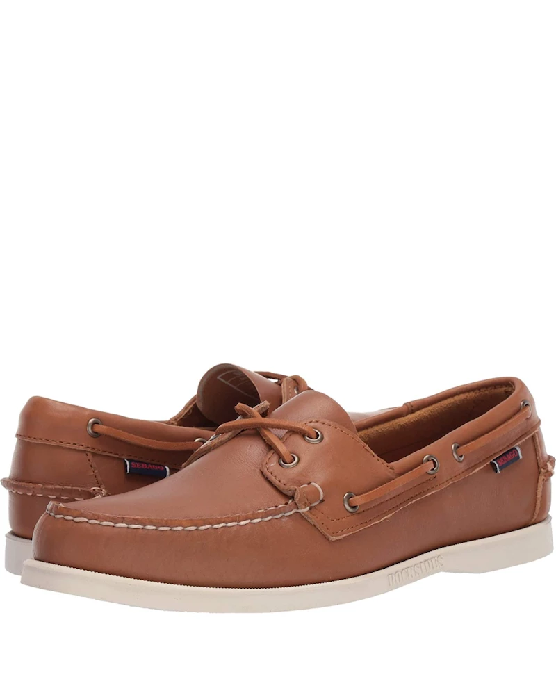 Oxford & Evergreen Sebago Dockside Portland Leather Boat Shoes, Tan 3 Oxford & Evergreen Sebago Dockside Portland Leather Boat Shoes, Tan