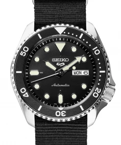 Oxford & Evergreen Seiko 5 Limited Edition Automatic Dive Watch, Created For Macy's (42.5mm)