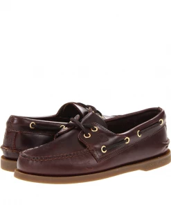 Oxford & Evergreen Sperry Authentic Original Boat Shoes With Gum Sole, Amaretto (Brown)