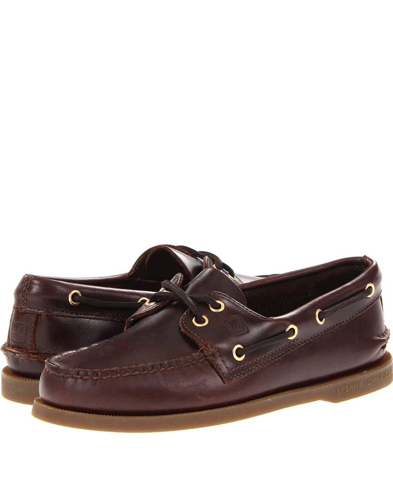 Oxford & Evergreen Sperry Authentic Original Boat Shoes With Gum Sole, Amaretto (Brown) 3 Oxford & Evergreen Sperry Authentic Original Boat Shoes With Gum Sole, Amaretto (Brown)