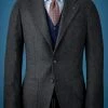 Oxford & Evergreen Clothing Spier & Mackay Neapolitan Cut Suit, Charcoal Flannel 1 Oxford & Evergreen Clothing Spier & Mackay Neapolitan Cut Suit, Charcoal Flannel
