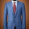 Oxford & Evergreen Clothing Spier & Mackay Medium Blue Sharkskin Suit 1 Oxford & Evergreen Clothing Spier & Mackay Medium Blue Sharkskin Suit