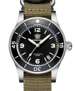 Oxford & Evergreen Steeldive 1952 Fifty Fathoms Homage Automatic Dive Watch (41mm) Dive Watches