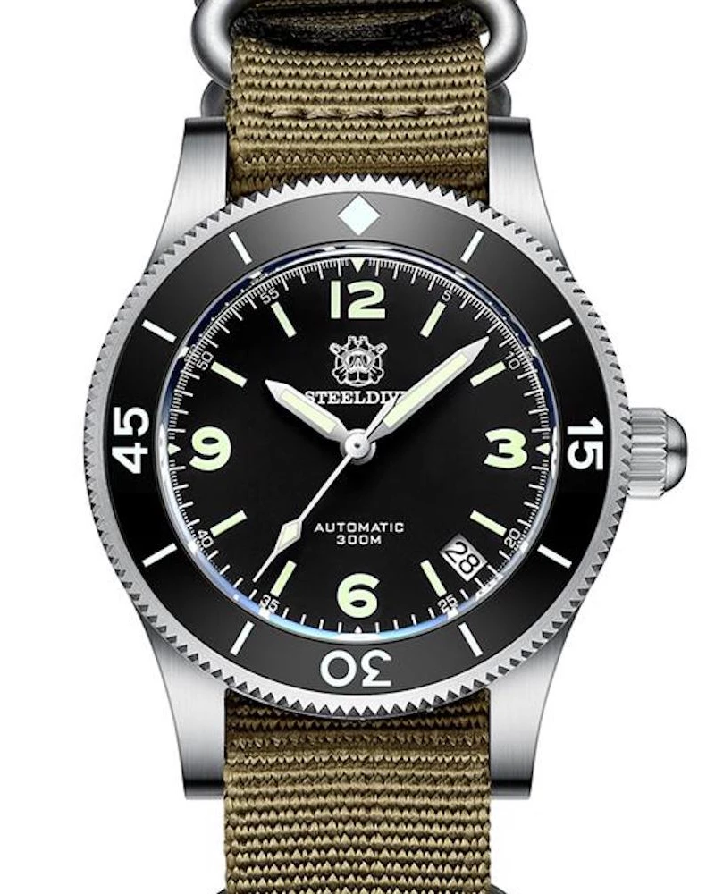 Oxford & Evergreen Steeldive 1952 Fifty Fathoms Homage Automatic Dive Watch (41mm) Dive Watches 3 Oxford & Evergreen Steeldive 1952 Fifty Fathoms Homage Automatic Dive Watch (41mm) Dive Watches