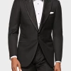 Oxford & Evergreen Suitsupply Black Lazio Tuxedo Suit, Fair Wear & Carbon Neutral, Black Clothing 2 Oxford & Evergreen Suitsupply Black Lazio Tuxedo Suit, Fair Wear & Carbon Neutral, Black Clothing