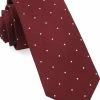 Oxford & Evergreen Accessories The Tie Bar Dotted Report Tie, Red