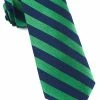 Oxford & Evergreen Accessories The Tie Bar Lumber Stripe Tie, Kelly Green