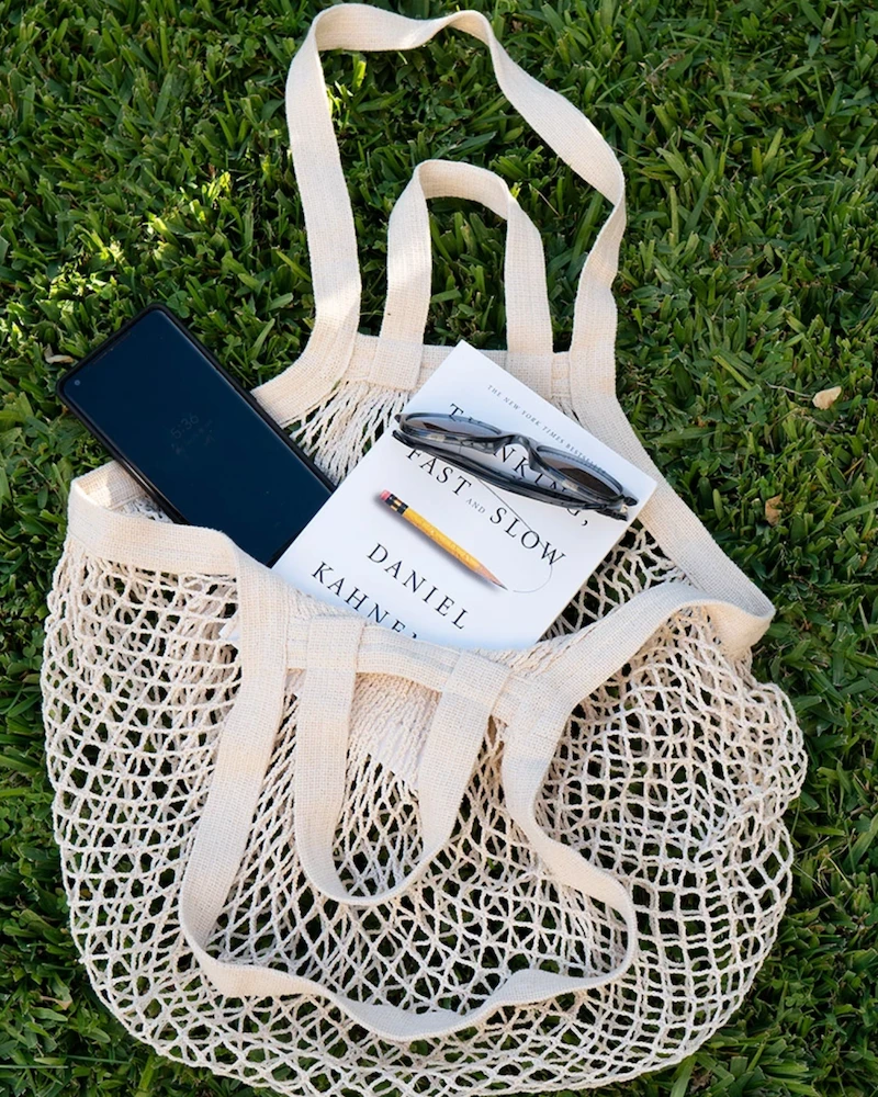 Oxford & Evergreen Terra Thread Organic Cotton Mesh Bag, Natural Bags & Baggage 3 Oxford & Evergreen Terra Thread Organic Cotton Mesh Bag, Natural Bags & Baggage