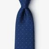 Oxford & Evergreen Ties.com Gough Mini Dots Tie, Navy Blue Accessories 2 Oxford & Evergreen Ties.com Gough Mini Dots Tie, Navy Blue Accessories