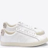 Oxford & Evergreen Veja Esplar All-Natural Leather Logo Sneakers, White Shoes 1 Oxford & Evergreen Veja Esplar All-Natural Leather Logo Sneakers, White Shoes