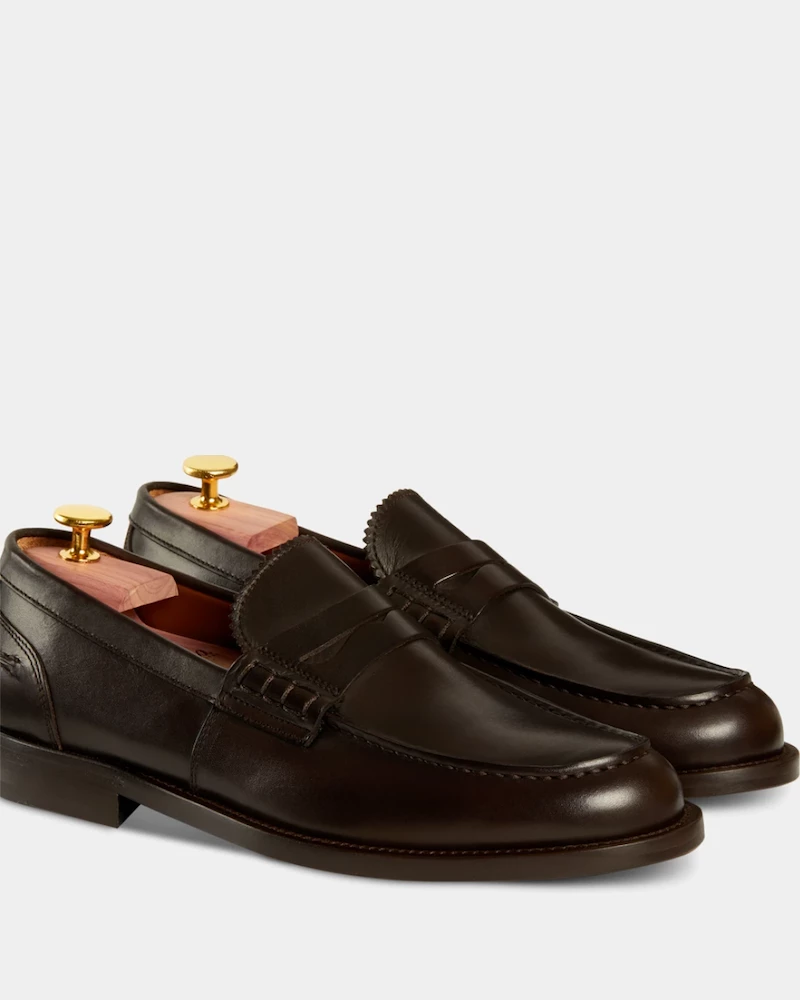 Oxford & Evergreen Velasca Maester Dress Loafers, Dark Brown 3 Oxford & Evergreen Velasca Maester Dress Loafers, Dark Brown